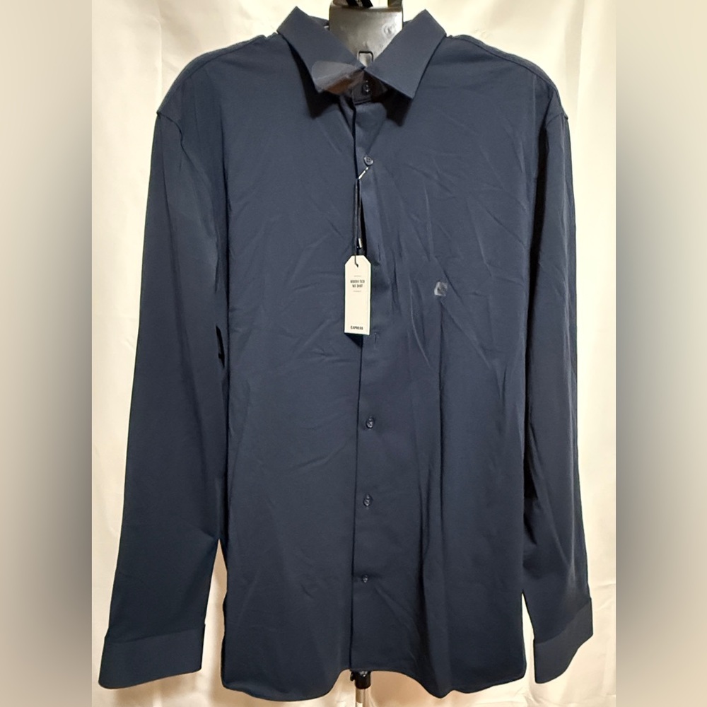 Express Men Modern Tech 1MX Shirt XXL Slim NWT